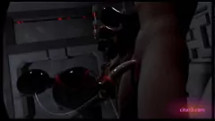 Abspielen Kybernetische MILF in Latex: Intensive 3D-POV-Blowjob- und Creampie-Action
