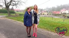 Redare Jessie și franceză Milf Marie a triplul abur cu țâțe mari